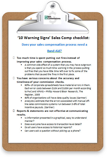 10 warning signs checklist