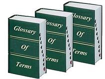 Glossary of terms books